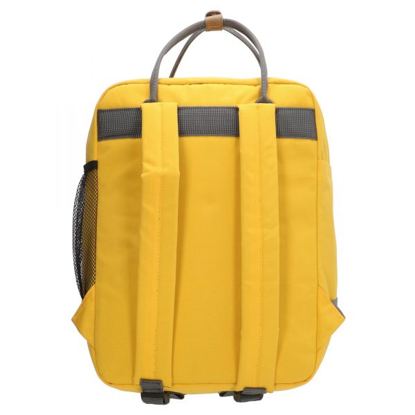 rygsæk, canvas rygsæk, skoletaske, børnehavetaske, ungdomstaske, rygsæk med farve, rygsæk med kontrast detaljer