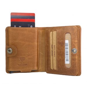 Pung til kort, læder pung til kort, kortholder, kortholder i læder, kortholder med RFID beskyttelse, RFID beskyttelse