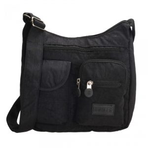 letvægt taske, stof taske, ferietaske, skuldertaske, skuldertaske i stof, crossbody taske, let taske