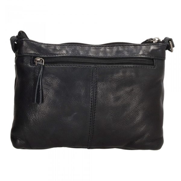 dametaske i blødt læder, lædertaske dame, dametaske, sort taske, sort skuldertaske, skuldertaske, crossbody taske