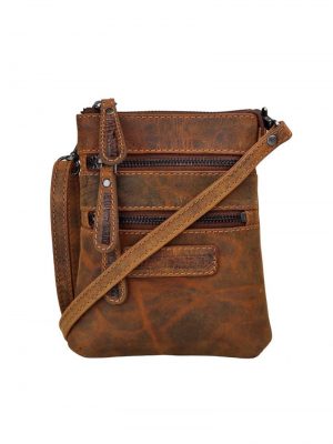 lille crossbody- og bæltetaske, crossbody taske i læder, lædertaske,
