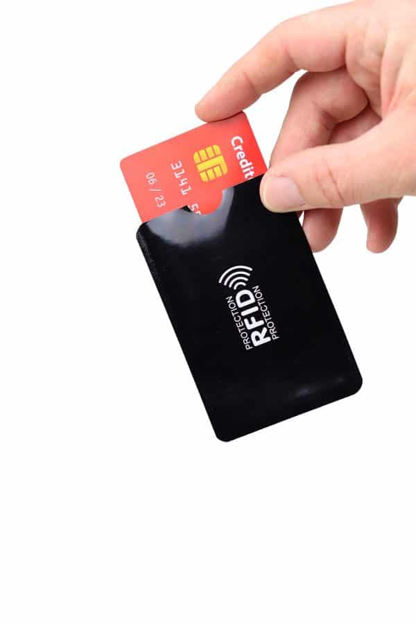 RFID kortlomme, RFID kortbeskytter, Lomme til kort, RFID beskyttelse til kort