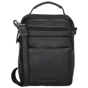 Crossbody taske i okselæder, herretaske i læder, unisex taske i læder, aflang lædertaske, crossover taske, lædertaske, skuldertaske