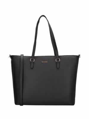 Klassisk shopper med computerrum, rummelig skuldertaske, fast skuldertaske med plads til computer, computertaske, studietaske, arbejdstaske