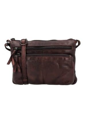 blød crossbody taske med lang rem, crossbody taske i blødt læder, blød lædertaske, lille lædertaske, lille rummelig lædertaske