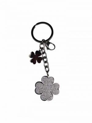 Bag charm firkløver, taskepynt firkløver, taskepynt, bag charm, taske accessory, taske trend, nøglering, pynt til nøglering, pynt til taske.