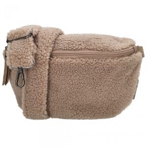 bumbag i teddy bear, blød bumbag i stof, bumbag i pels stof,