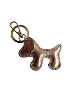 Bag charm med lille hund, hundetaskepynt, taskepynt med hund, taskepynt, bag charm,. accessories til taske, nøglering, nøglering med pynt