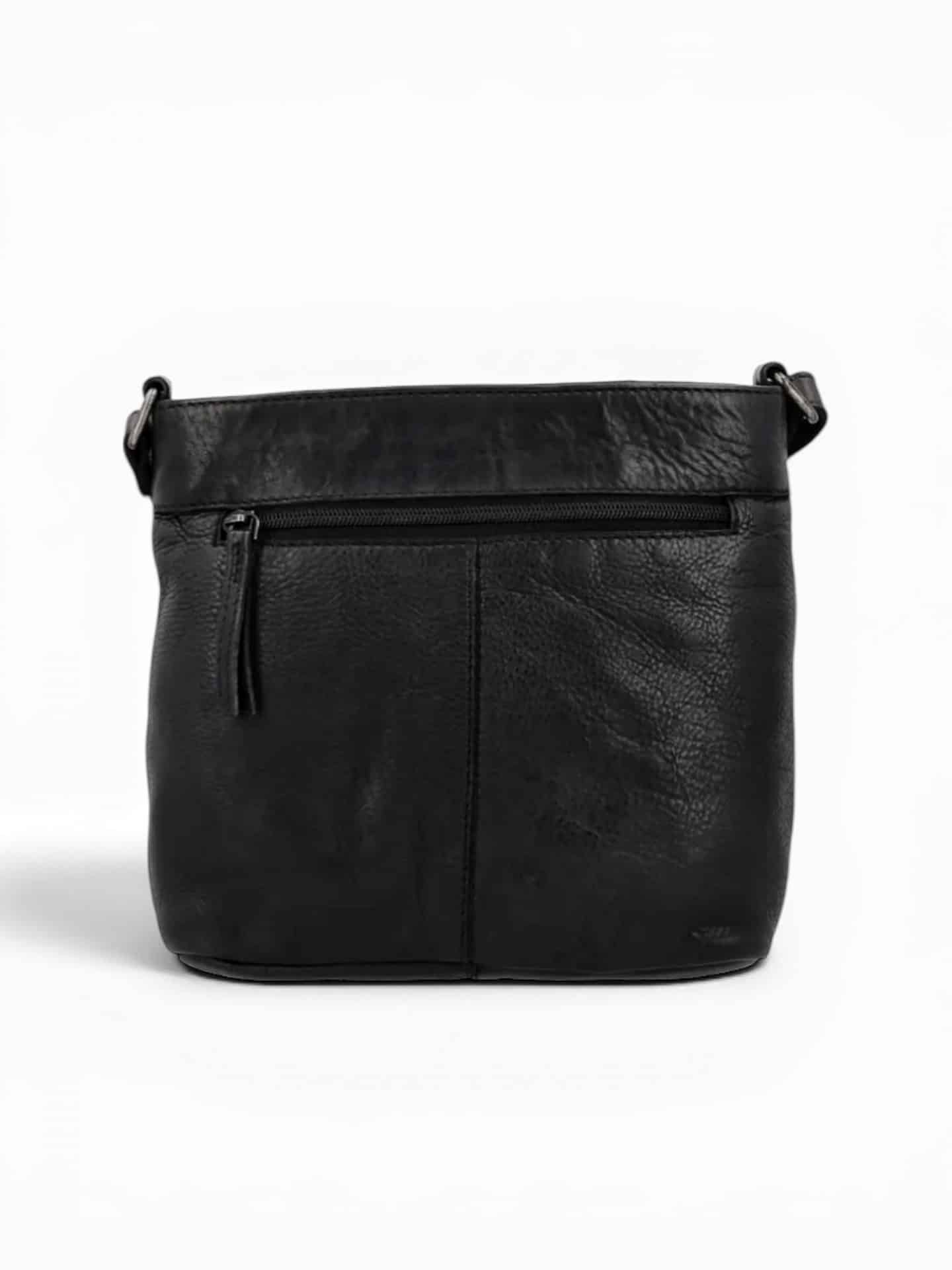 Photoroom_20260713_152401 Skuldertaske i blødt læder, lædertaske, blød lædertaske, hverdagstaske i læder, crossbody taske i læder, brun lædertaske, sort lædertaske