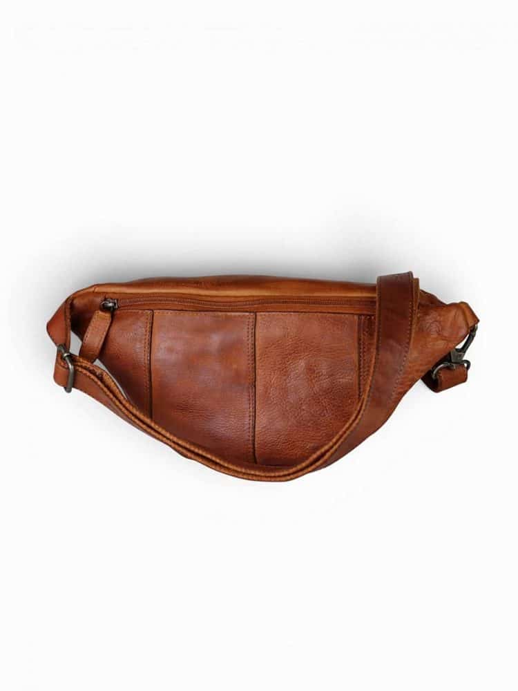 Photoroom_20260723_150011 bumbag i blødt vasket læder, blød bumbag, blød læder bumbag, bumbag i læder, bæltetaske i læder,