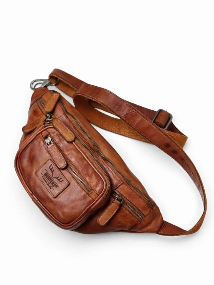 Photoroom_20260723_150047 bumbag i blødt vasket læder, blød bumbag, blød læder bumbag, bumbag i læder, bæltetaske i læder,