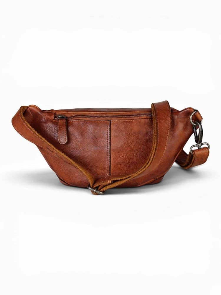 Photoroom_20260723_150714 Bumbag i læder med forlomme, bumbag i læder, læder bumbag, bæltetaske i læder, læder bæltetaske, crossbody taske i læder
