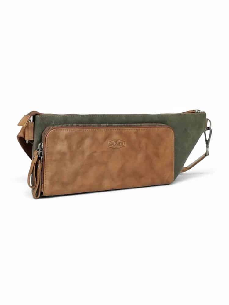 Photoroom_20260906_140957 crossbody taske i canvas, canvas/læder taske, bæltetaske i canvas, bæltetaske, crossbody taske, crossover taske