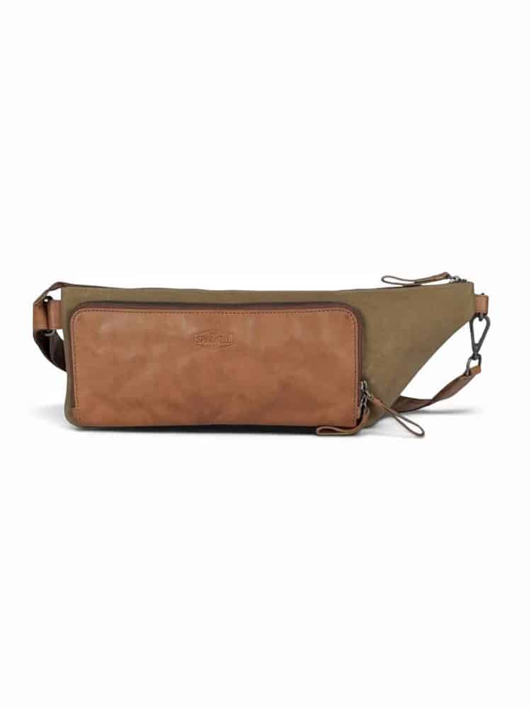Photoroom_20260906_141121 crossbody taske i canvas, canvas/læder taske, bæltetaske i canvas, bæltetaske, crossbody taske, crossover taske