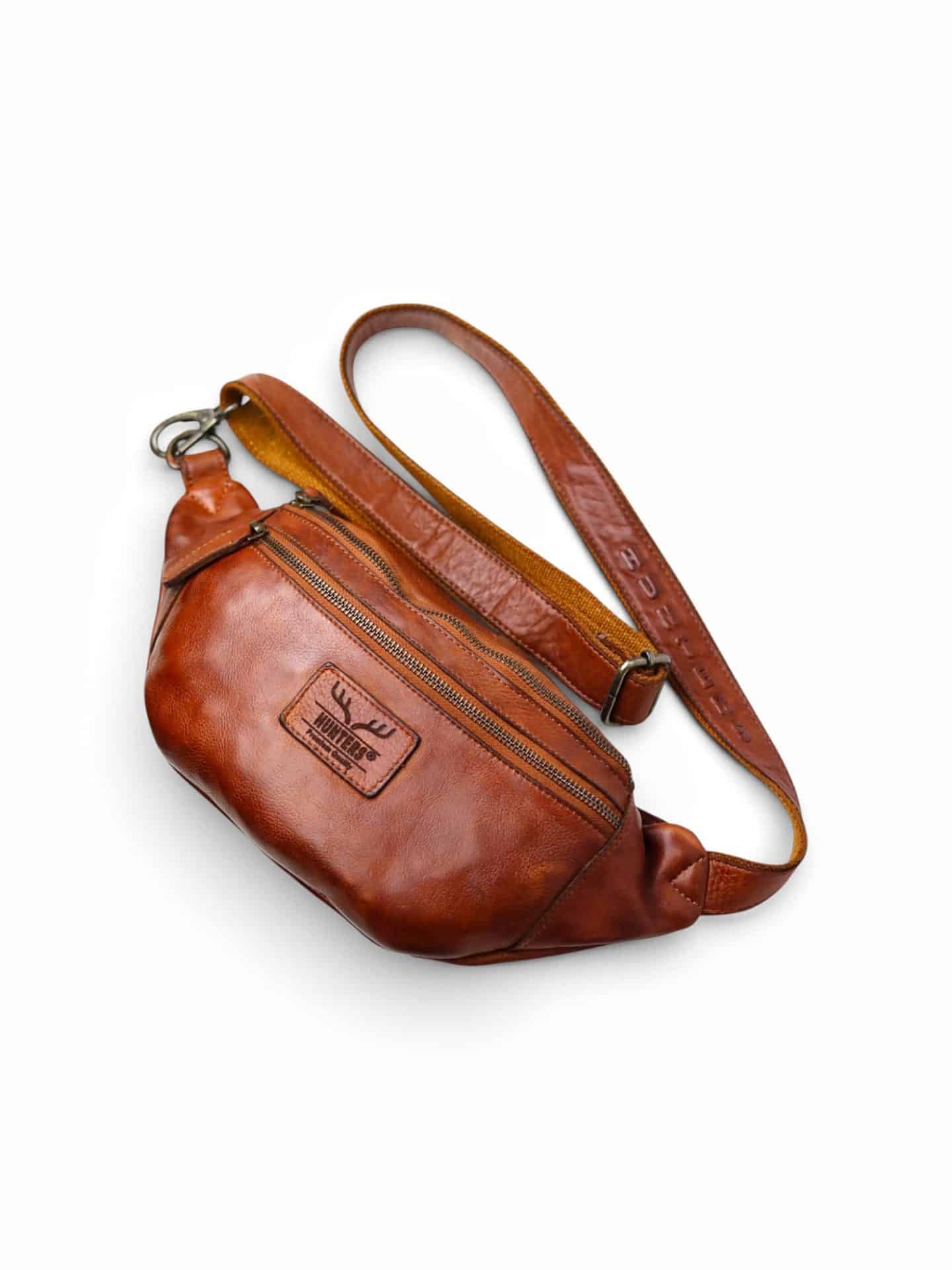 Photoroom_20260915_114124 bumbag med god plads, bumbag i vasket læder, bumbag i blødt læder, læder bumbag
